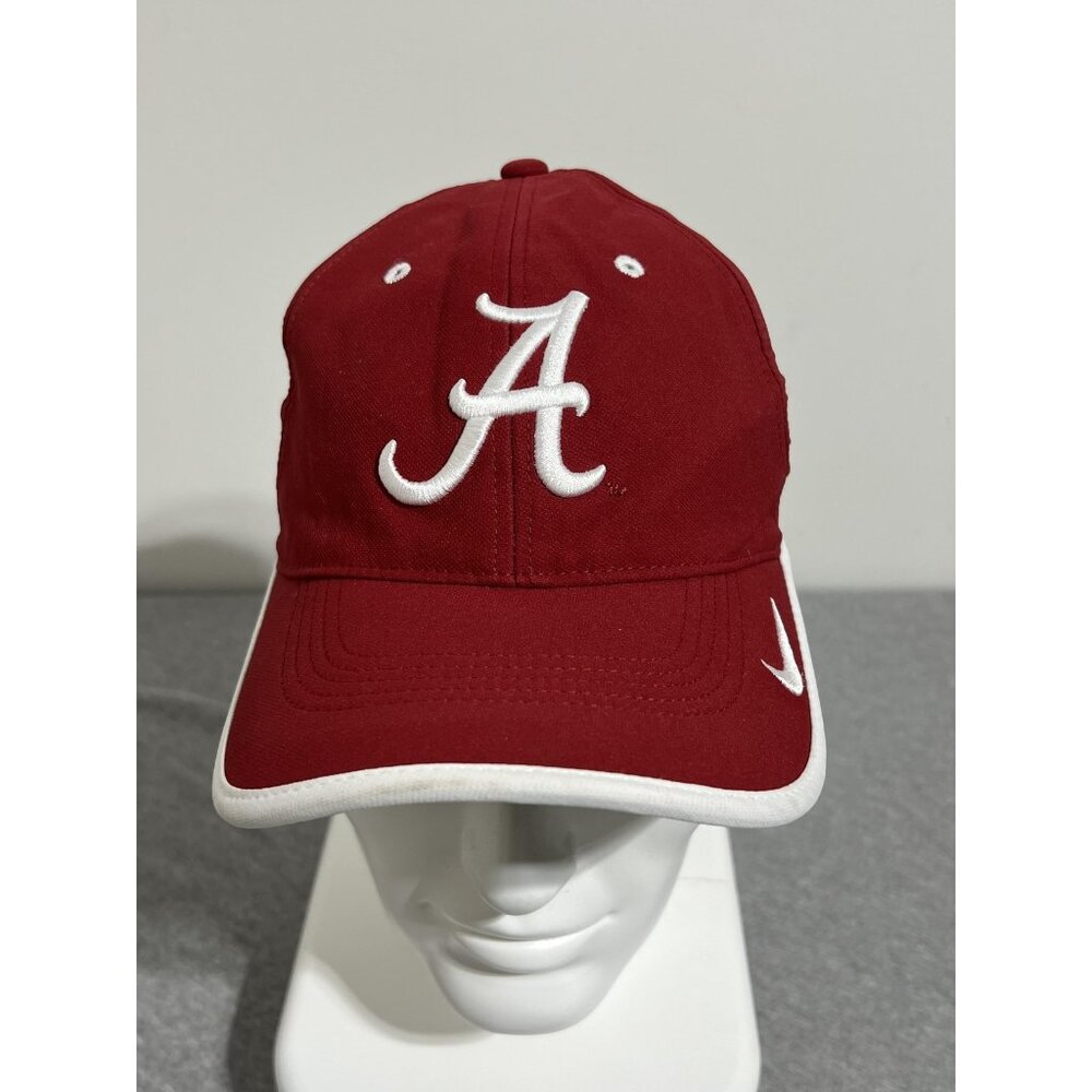 Alabama‎ Crimson Tide Hat Cap Strap Back NCAA Football Nike Mens Dri Fit
